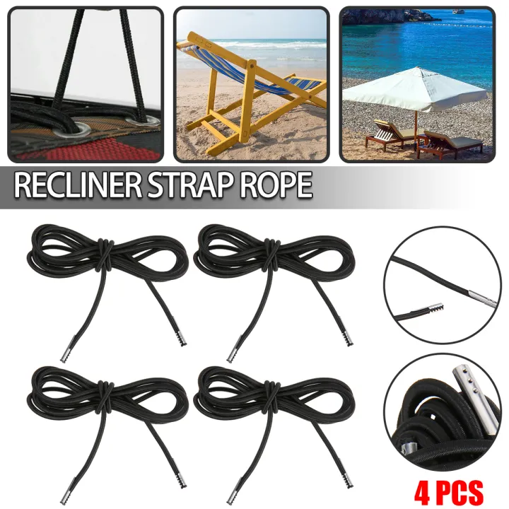 KPL 4pcs/set Folding Chair Zero Gravity Ropes Replacement Elastic Cord