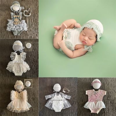 เสื้อผ้าเด็กเล็กเด็กผู้หญิง0-24ม. บอดี้สูท + หมวกอุปกรณ์ประกอบฉากการถ่ายภาพทารกแรกเกิดแฟชั่นการ์ตูนน่ารัก