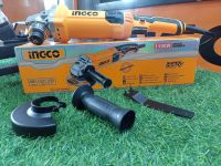 INGCO เครื่องเจียรไฟฟ้า 4" เครื่องหินเจียร์ ลูกหมู หินเจียร์ เ (Angle Grinder) 1100w รุ่น AG1100382