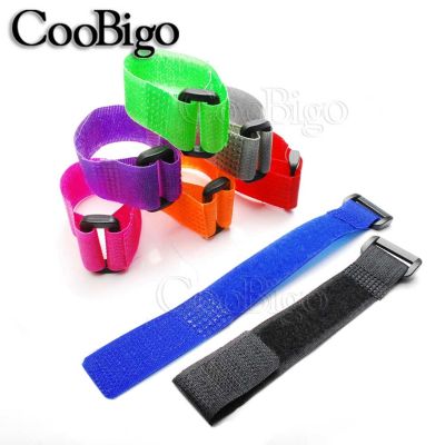 【CW】 5PCS and Fasteners Adhesive Tapes Reverse Buckle Straps Cable Ties Wire Organizers Reusable 2cm Width