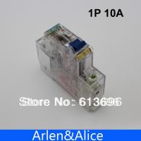 1P 10A Transparent case 10 ampere Circuit breaker MCB 【hot】