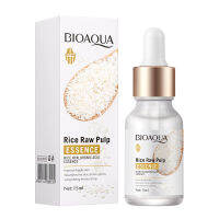 Bioaqua Rice Raw Pulp Essence  สารสกัดจากน้ำมันรำข้าวและไฮยาลูรอน ขนาด 15 มล.