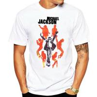 Michael Jackson Dance Poses เสื้อยืดสีขาว New