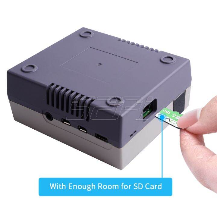 2023-new-fuchijin77-ชุดที่เก็บของสไตล์-nes4pi-52pi-abs-พัดลมทำความเย็นใช้งานได้จริงไขควงสำหรับ-raspberry-pi-4-b-4รุ่น-b-เท่านั้น