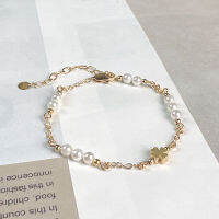 Netizen French Light Luxury Bracelet Female Fashion Popular Minority Student Pearl Bracelet Jewelry ZVB1