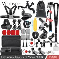 for Go pro Accessories Kit Monopod For Gopro Hero 7 6 5 4 3 For Xiaomi yi for SJCAM EKEN H9R Mijia VS104