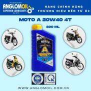 Dầu Nhớt Dành Cho Xe Máy, Xe Tay Côn, MOTO A 20W40 dung tích 1 lít