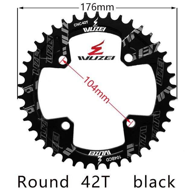 Deckas 104BCD Chainring Oval For MTB Bike 32 34 36 42 48 50 52T - Deckas Bike Chainrings Factory