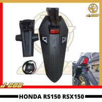 แผ่นบังโคลนหลังสำหรับรถยนต์ Honda Rs150 V2ผู้ชนะ X ฝาครอบโคมไฟป้ายทะเบียนแผ่นเรืองแสง