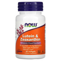 NOW Foods Lutein &amp; Zeaxanthin 60 Softgels