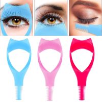 ❀ 1/3pcs Plastic Portable Mascara Shield Applicator Eyelash Guide Aids Eye Lash Comb Eyelash Curler Women Girls Eyes Makeup Tools