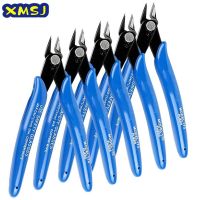 Electrical Wire Cable Cutters Cutting Side Snips Flush Pliers Nipper Anti-slip Rubber Mini Diagonal Pliers Hand Tools Wires Leads Adapters