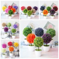 【Approving】39รูปแบบประดิษฐ์ GrassFlower บอนไซบ้าน GardenRoom ตกแต่งงานแต่งงานวันเกิด PartyOrnament พืชปลอม