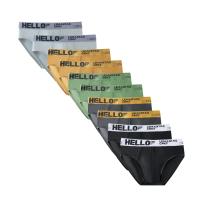 10Pcs Mens Panties Summer Mens Briefs Underwear Male L-5XL Size Briefs Bikini Pant Boy Comfortable Sexy Slip U Underpants