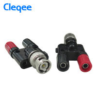 Cleqee อะแดปเตอร์ Ht311 Bnc กับ4มม. สำหรับเครื่องมือเครื่องวินิจฉัยกระแสไฟฟ้าของรถยนต์1ชิ้นแบบมืออาชีพ