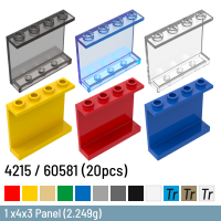 ร้อน20ชิ้น DIY อาคารบล็อกบางอิฐดิจิตอล1x4x3ขนาดแผงเข้ากันได้กับ421560581อิฐของเล่นพลาสติกสำหรับเด็ก