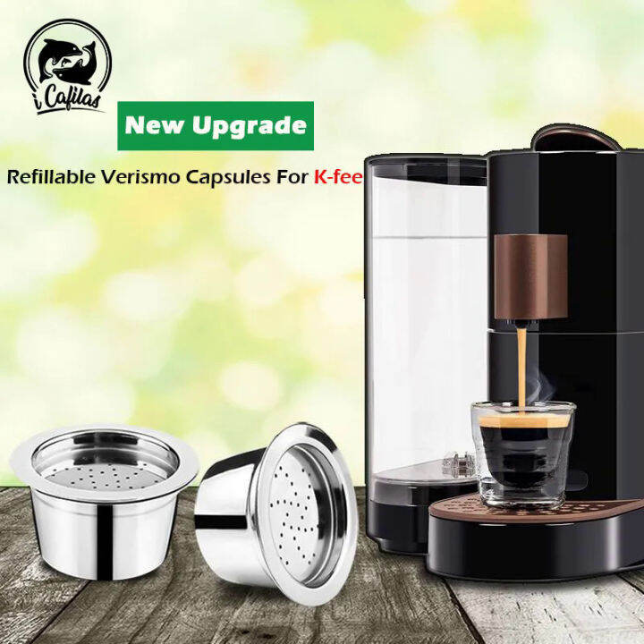 Upgrade K fee Refillable Verismo Capsule For ALDI Expressi Refillable Coffee Capsule Pod Filters