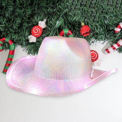 Novelty Cowgirl Hat Comfortable Elegant Wide Brim Cowboy Hat for Festival Holiday Photography Props Halloween Fancy Dress