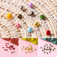 A5TG 20pcs 4mm อุปกรณ์เย็บรองเท้า DIY กระดุมเห็ดตุ๊กตา หัวเข็มขัด หัวเข็มขัดขนาดเล็กพิเศษ 1/6 ตุ๊กตาเสื้อผ้า