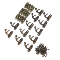 ▲ 12pcs 34x28mm Antique Bronze Iron Padlock Hasp Hook Lock for Mini Small Wooden Case Clasp Vintage Hardware Accessories