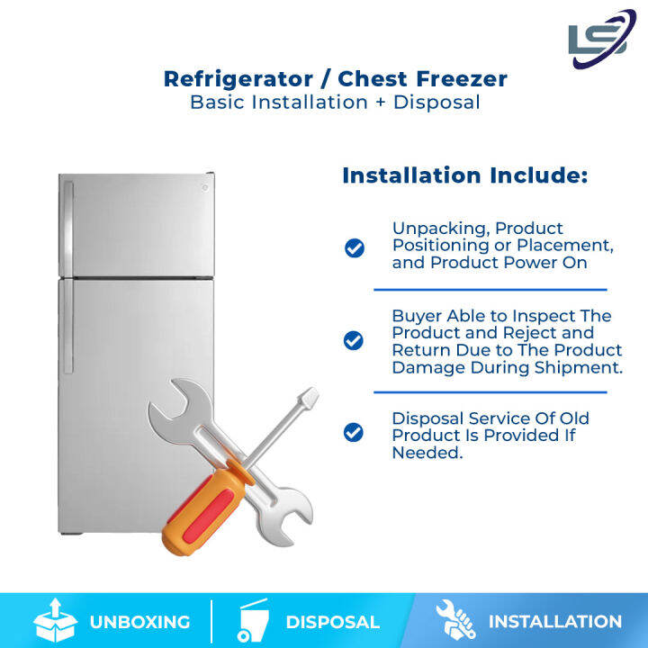 Chest Freezer Basic Installation + Disposal Below 300L Unboxing