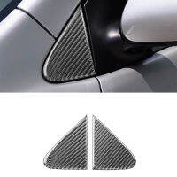 A-Pillar Triangle สติ๊กเกอร์ตกแต่งสำหรับ Toyota Corolla 2006-2010 2011 2012อุปกรณ์ตกแต่งภายในรถยนต์ Carbon Fiber