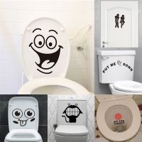 Funny Toilet Sign Stickers Bathroom Decoration Home Decals Art Waterproof Creative Wall Vinyl Posters Wall Stickers  Decals