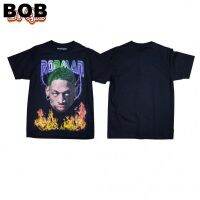 BOB-ROD BLACK เสื้อยืดสีดำ/!(SMLXL-3XL)