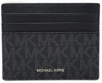 Michael Kors Mens Cooper Tall Card Case Wallet Black