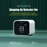 Qingping Air เครื่องตรวจจับ Lite CGDN1 CO2 PM2.5 PM10เครื่องแสดงอุณหภูมิความชื้น BT Gateway USB ชาร์จทำงานร่วมกับ Mijia APP Apple HomeKit APP Control