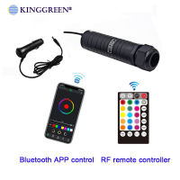 1X APP Bluetooth Control 6W LED Light Engine with 28 Key RF Remote Controller for PMMA Fiber Optic Cable Lighting free shipping