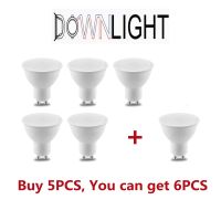 5 1 PCS Led Spotlight GU10 3W 5W 6W 7W 8W Lighting Bulb AC220V Indoor Lighting 3000k/6000k Home Decoration Bombillas