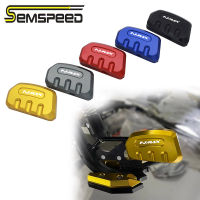 SEMSPEEDสำหรับYamaha N-MAX NMAX 155 150 125 V2 2020 2021 2022 2023 รถจักรยานยนต์CNCเท้าด้านข้างKickจานที่ตั้ง