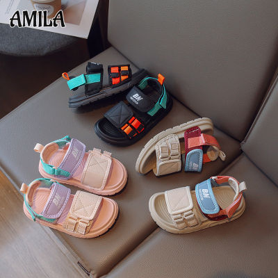 รองเท้าแตะสำหรับเด็ก AMILA รองเท้าแตะเบาและสบายเด็กชายและ Sepatu Pantai Cewek ใหม่ฤดูร้อน