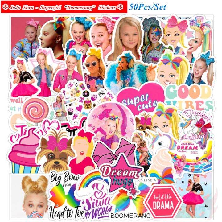【Ready stock】 JoJo Siwa Series 01 Supergirl Actress Singer Stickers