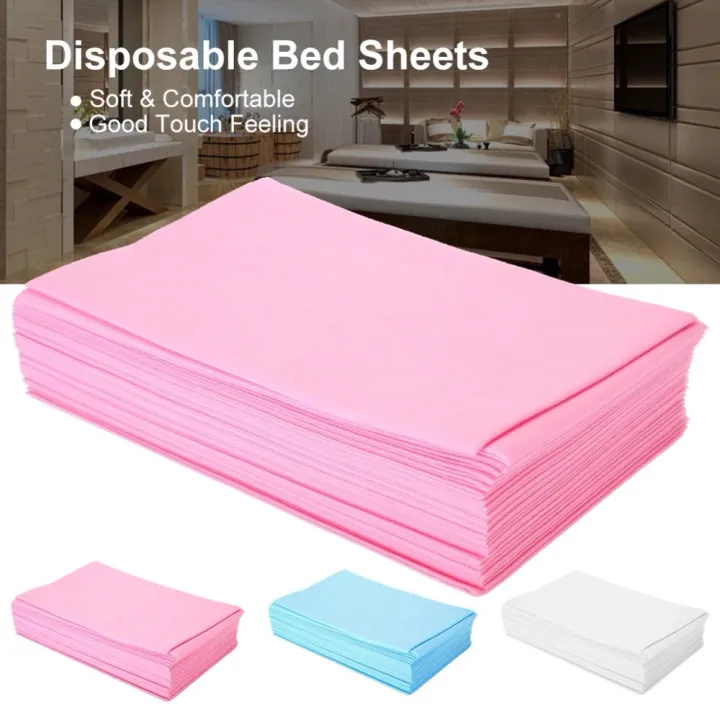 Non Woven Bed Cover Disposable Sheets 10pcs Lazada PH