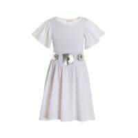 〖jeansame dress〗 Princesscostume Leia OutfitGirls DressTwirl DressHalloween Costumesleia Birthday OutfitToddler Dress