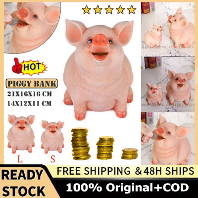 [พร้อมสต็อก + 100% Original] กระปุกหมูออมสินเด็กPiggy Bankของใช้ในครัวเรือนของเล่นเด็กกล่องเงินการ์ตูนรูปหมูวันเกิดของขวัญเหรียญกล่องเก็บของ