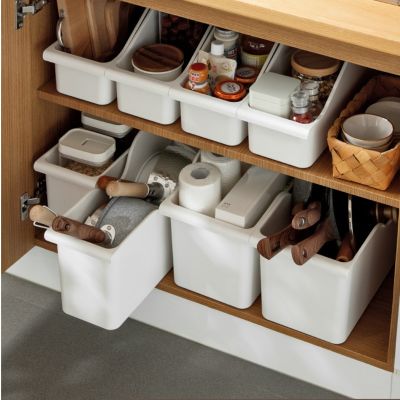 【CW】 Storage shelf with wheels plastic sorting etagere kitchen accessories organizer