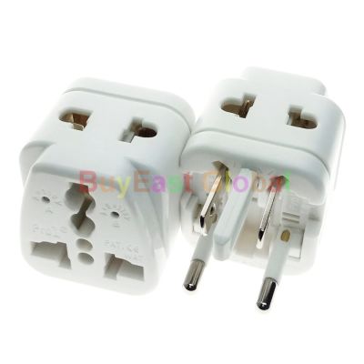 ✱♠ (World Smallest) All In One Universal Multi Outlet Electrical Plug Adapter AC110 220V 10A Wonpro WAT Nano