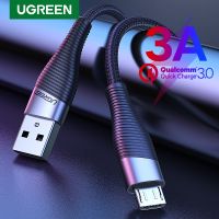 [LIKE] สายไมโคร USB สำหรับ UGREEN ชาร์จเร็วสำหรับ Xiaomi Redmi Note 5 Pro 4มืือถือแอนดรอยด์ที่ชาร์จแบตเตอรี่โทรศัพท์สาย Samsung S7ข้อมูล