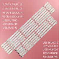 [Hot K] แถบไฟแบ็คไลท์ LED (12) สำหรับ Sam Sung UE55KU6000K UE55KU6000 UE55MU6175U UE55KU6020 UE55MU6120 UE55MU6105K UE55MU6175U UE55MU6175