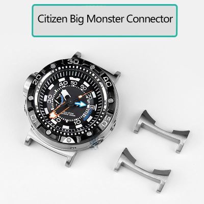 ☋◊☄ BN2021 อะแดปเตอร์โลหะสำหรับนาฬิกา Citizen BN2029-01E BN2021-03E BN2024-05E Big/Huge Monster สายนาฬิกาสแตนเลส Lug