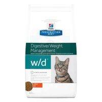 Hills Feline w/d cat food 1.5kg อาหารแมวที่มีปัญเรื่องท้องผูก หรือเบาหวาน 1.5kg