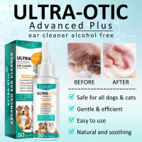 spot ELAIMEI Pet ear cleaning liquid dog ear drop for cats and dogs ear mite removal ear supplies