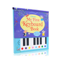 Original English picture book my first keyboard Book piano phonation Book Usborne childrens music interactive book music enlightenment piano key