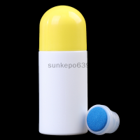 sunkepo6392 ขวดที่มีฟองน้ำ applicator 50ml ยาขวดของเหลวที่มีหัวฟองน้ำ