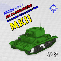 SSMODEL 72561 V1.7 172 3D พิมพ์เรซิ่น Model Kit British A10 Cruiser MkII Light Tank