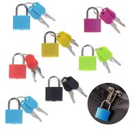 【CC】✖◄◕  1PC Small Padlock Suitcase Diary Lock with 2 Keys Plastic Drawer Luggage Locks Decoration