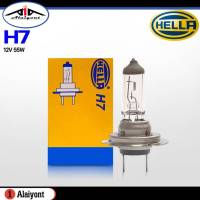 ส่งฟรี!! HELLA หลอดไฟ HELLA H7 12V 55W ของแท้ หลอดไฟ H7 รหัสหลอดไฟ 8GH 007-157-121